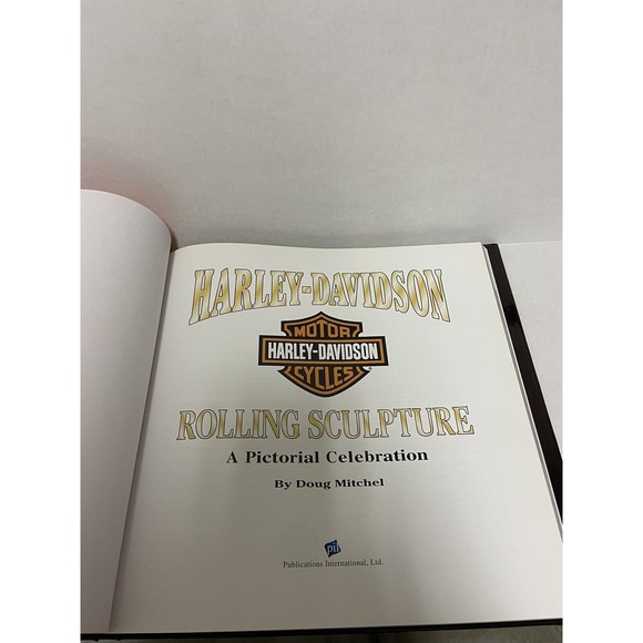 Harley Davidson Rolling Sculpture Motor Cycles 2002 Coffee Table Book Collectors - Picture 13 of 13